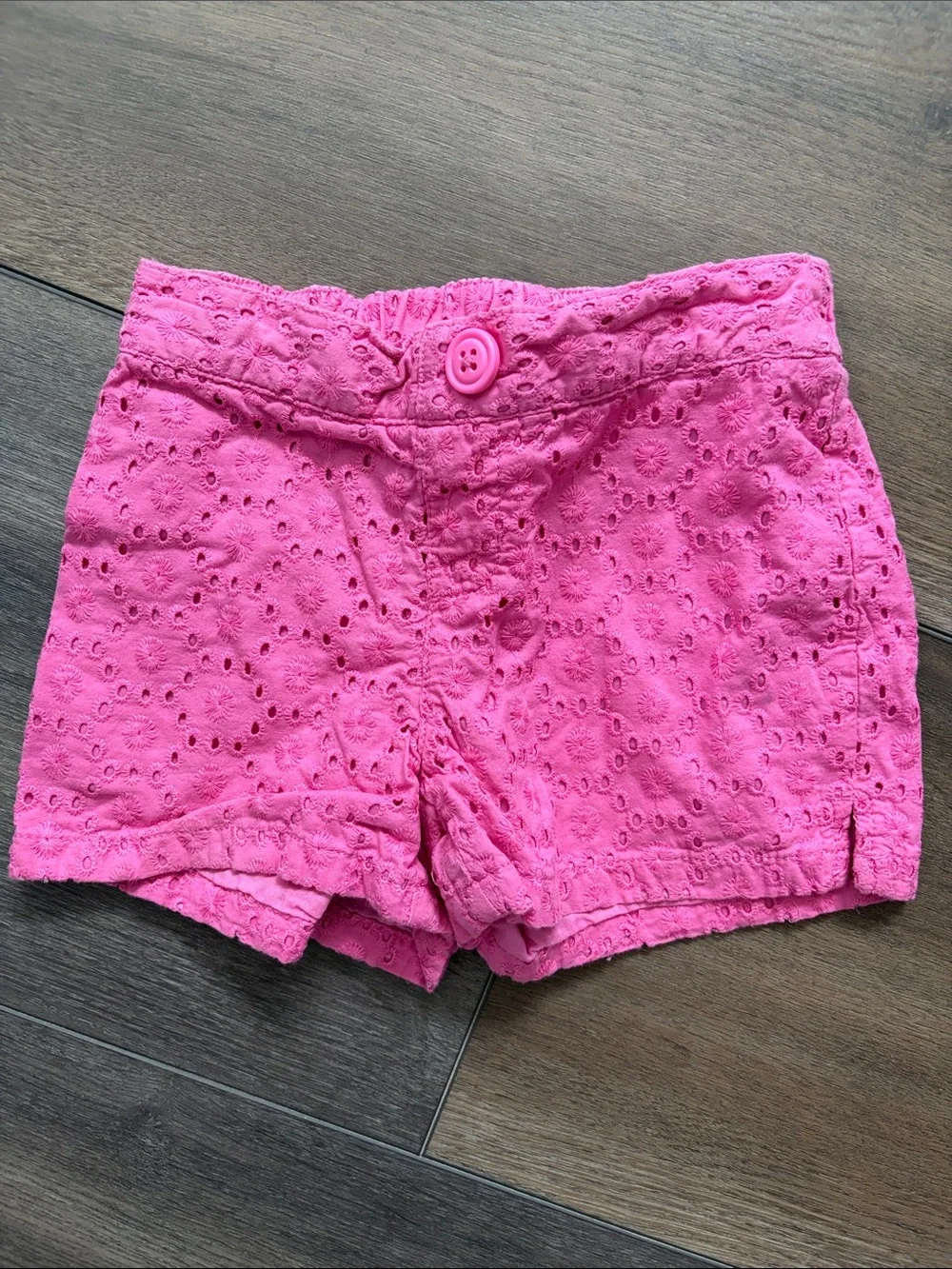 Gymboree Hot Pink Eyelet Shorts